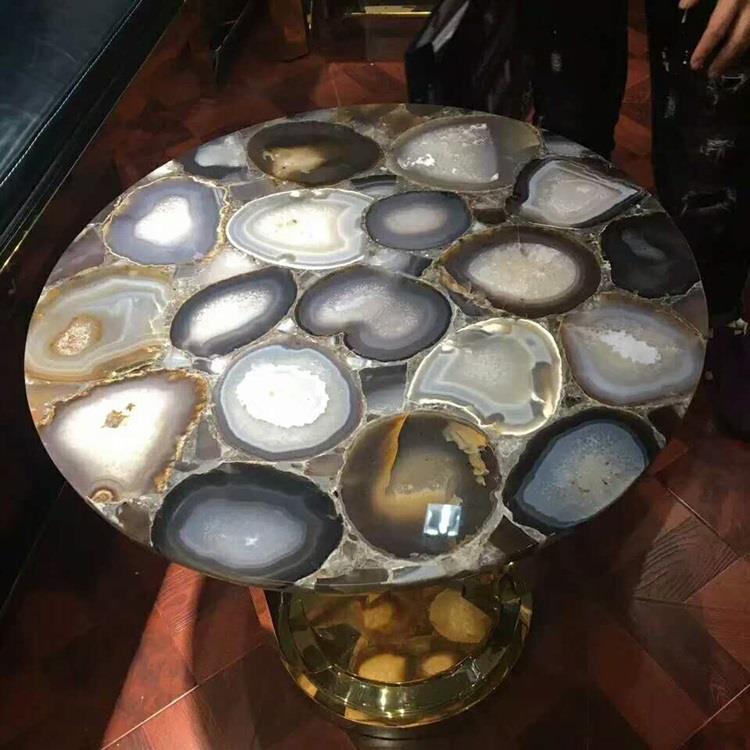 Round Agate Table Top (5)