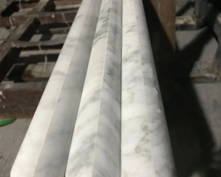 Carrara White Marble Kitchen Countertop (4) Carrara White Marble Kitchen Countertop (4)
