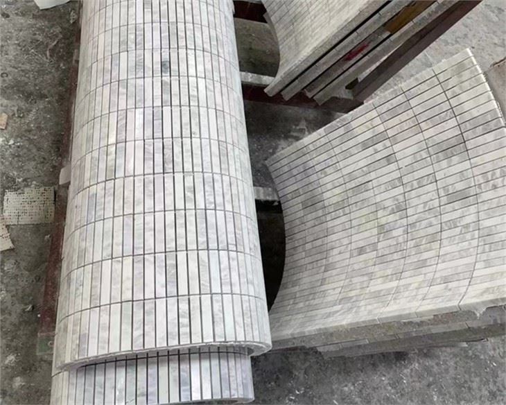 Carrara Marble Arching Stone