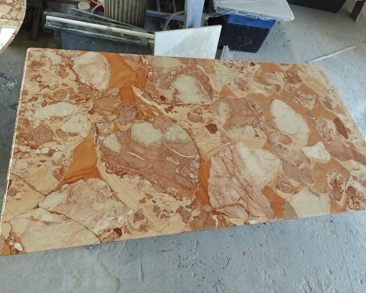 calacatta red marble tiles
